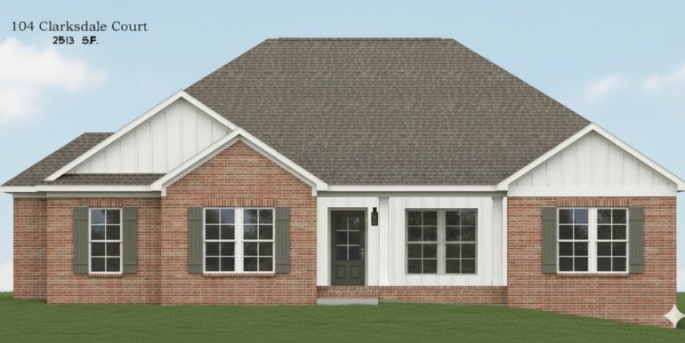 104 Clarksdale Front Color Rendering